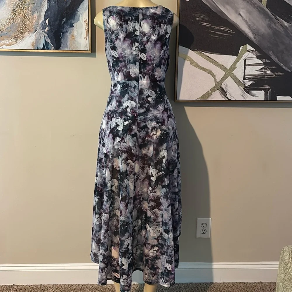 Simply Vera by Vera Wang Women's MulticolorABStract Fit & Flare Dress size XS - Picture 5 of 8